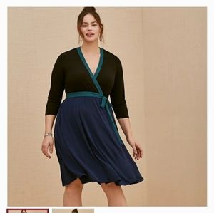 Torrid Faux Wrap Dress